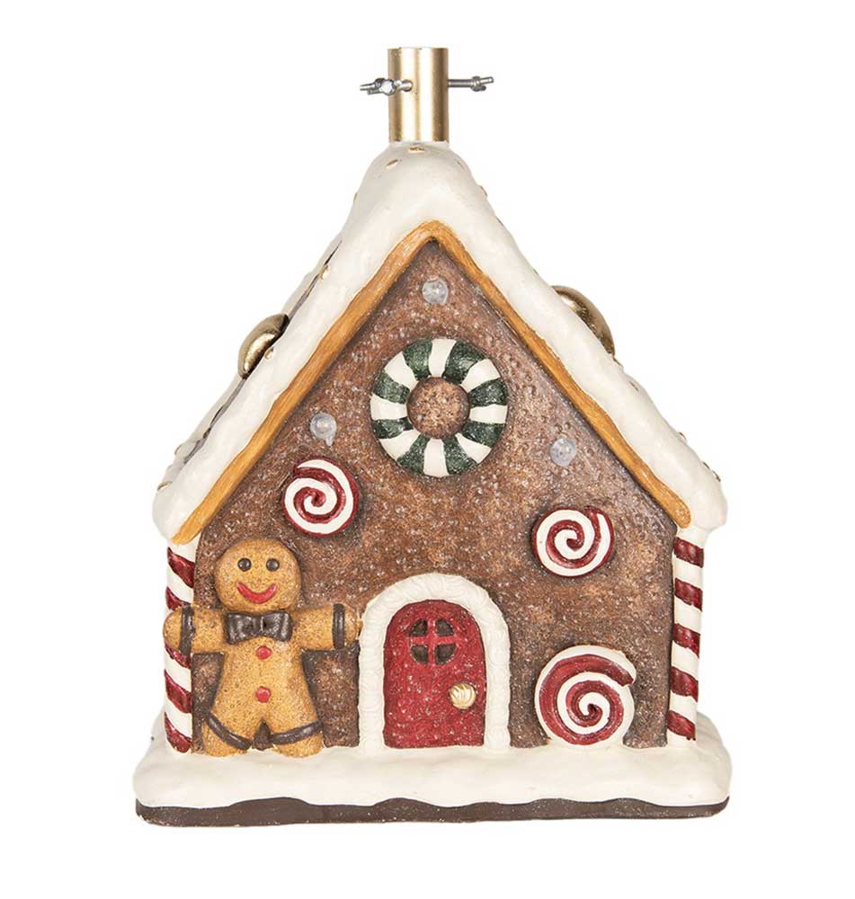 Christmas tree standard gingerbread house 37x26x47 cm