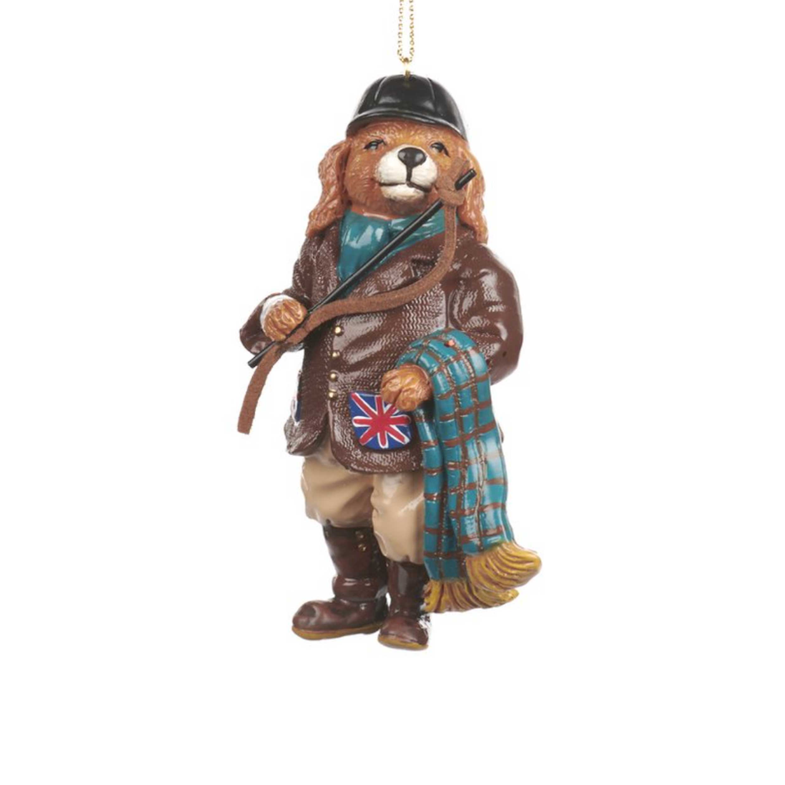 Country Club Dog Ornament Christmas