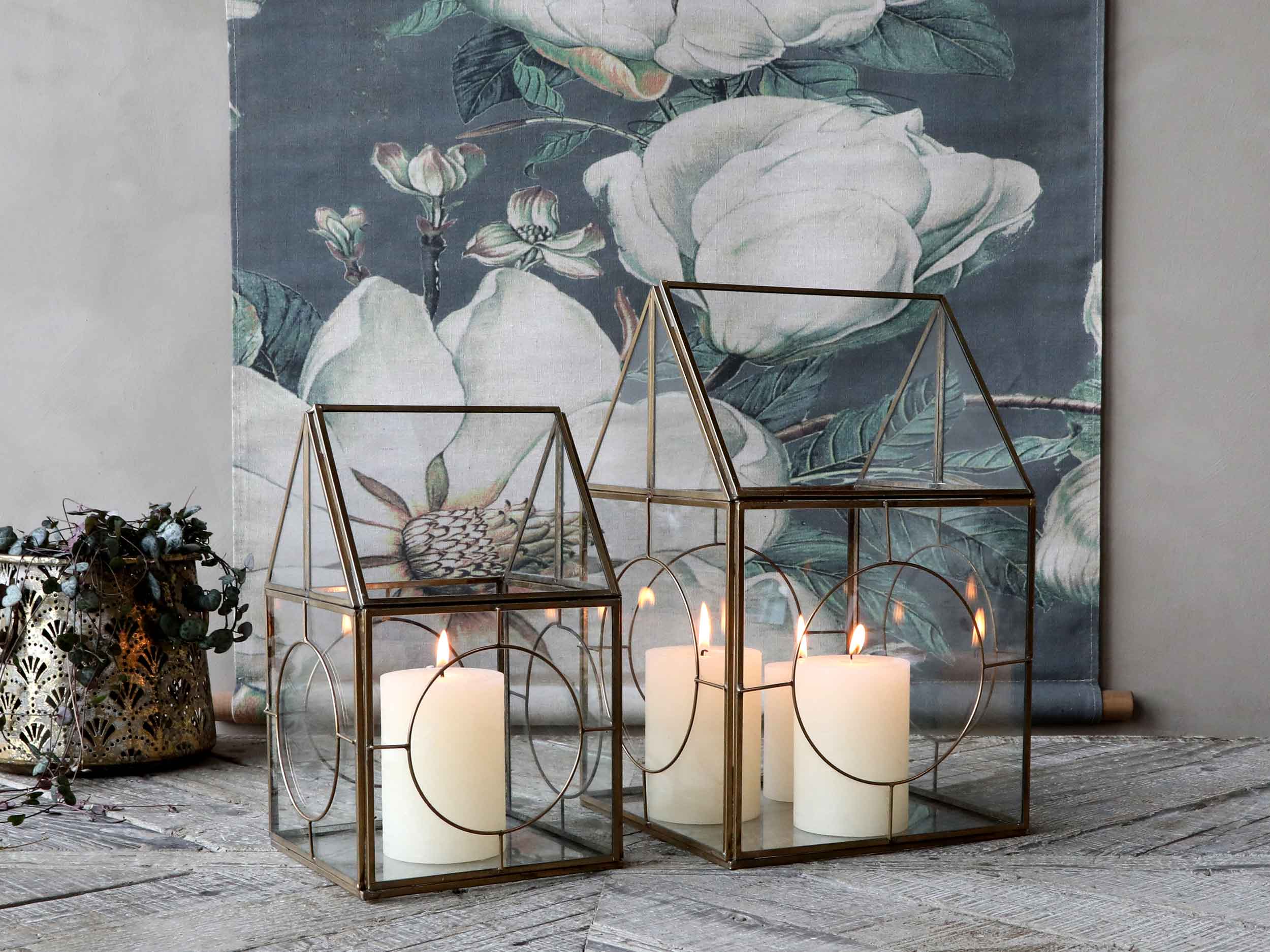 Dekoro elementas - Stiklinis namelis