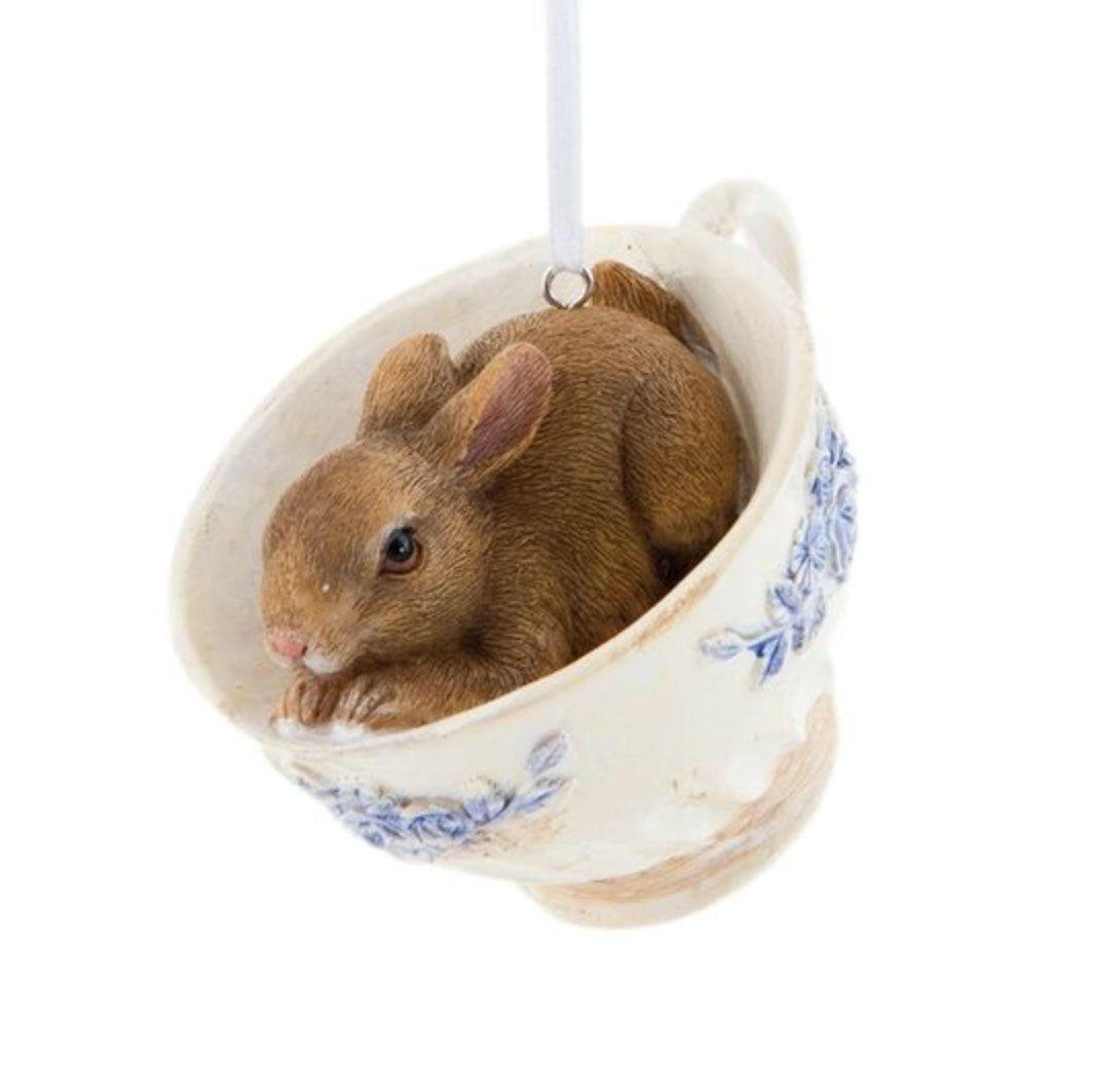 Decoration Pendant Bunny in a Cup