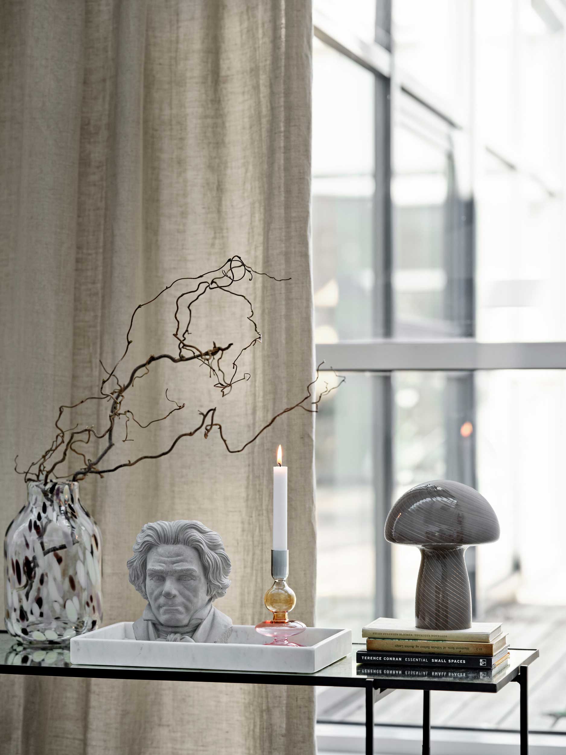 Glass Candlestick Ring & Bubble