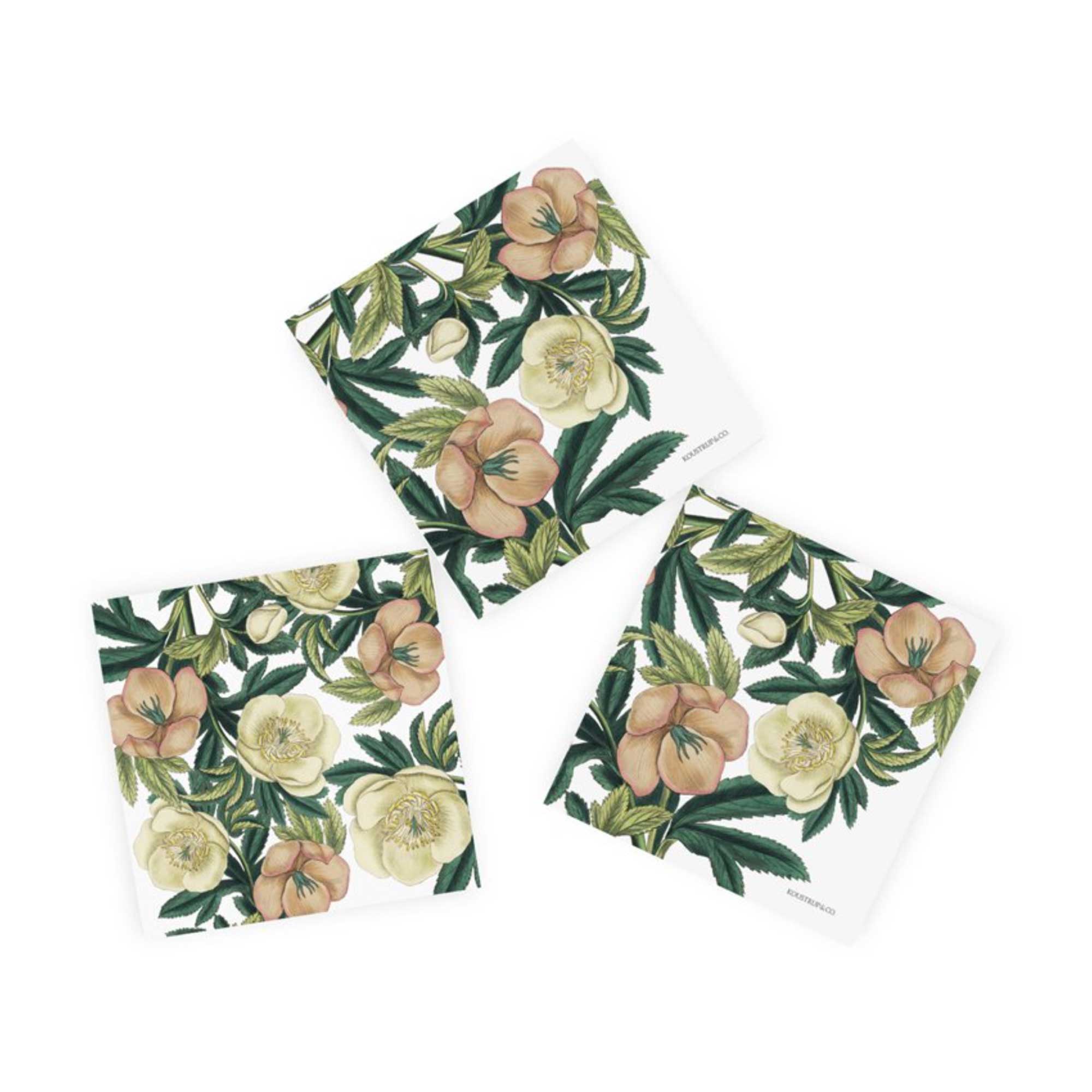 Servetėlės iš perdirbto popieriaus Helleborus (20 vnt.)