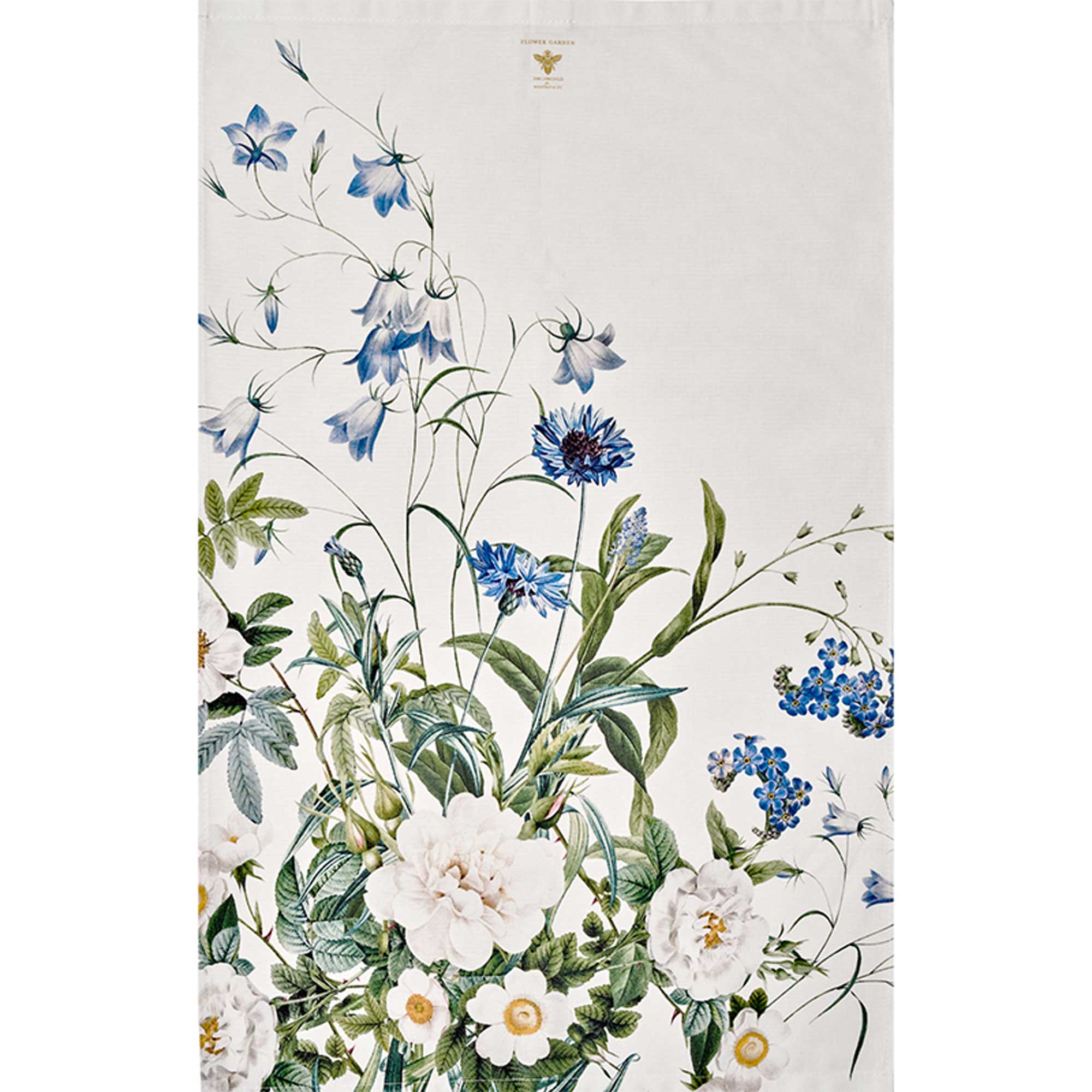 Ekologiškas arbatinis rankšluostis – Blue Flower Garden