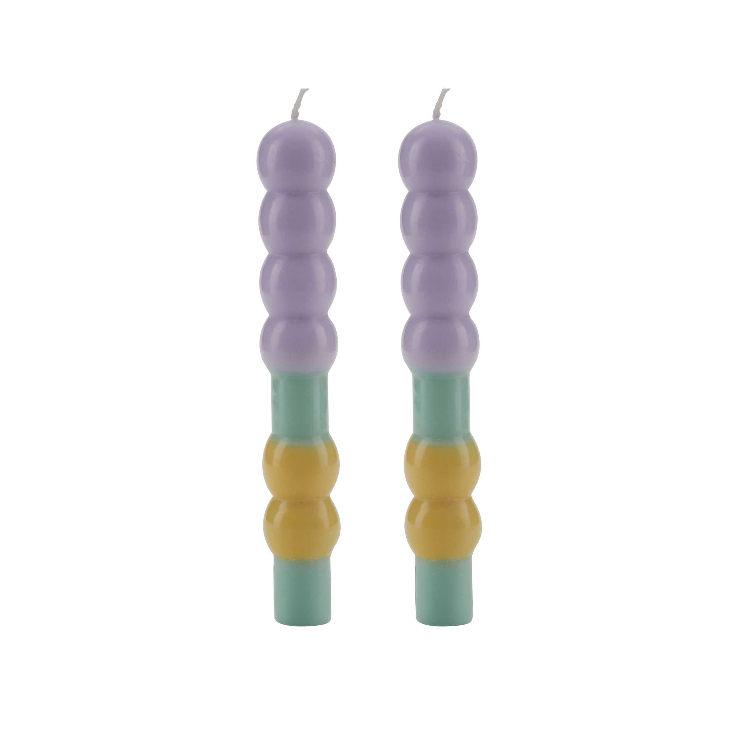Pastel Party Ball Candle (Set of 2)
