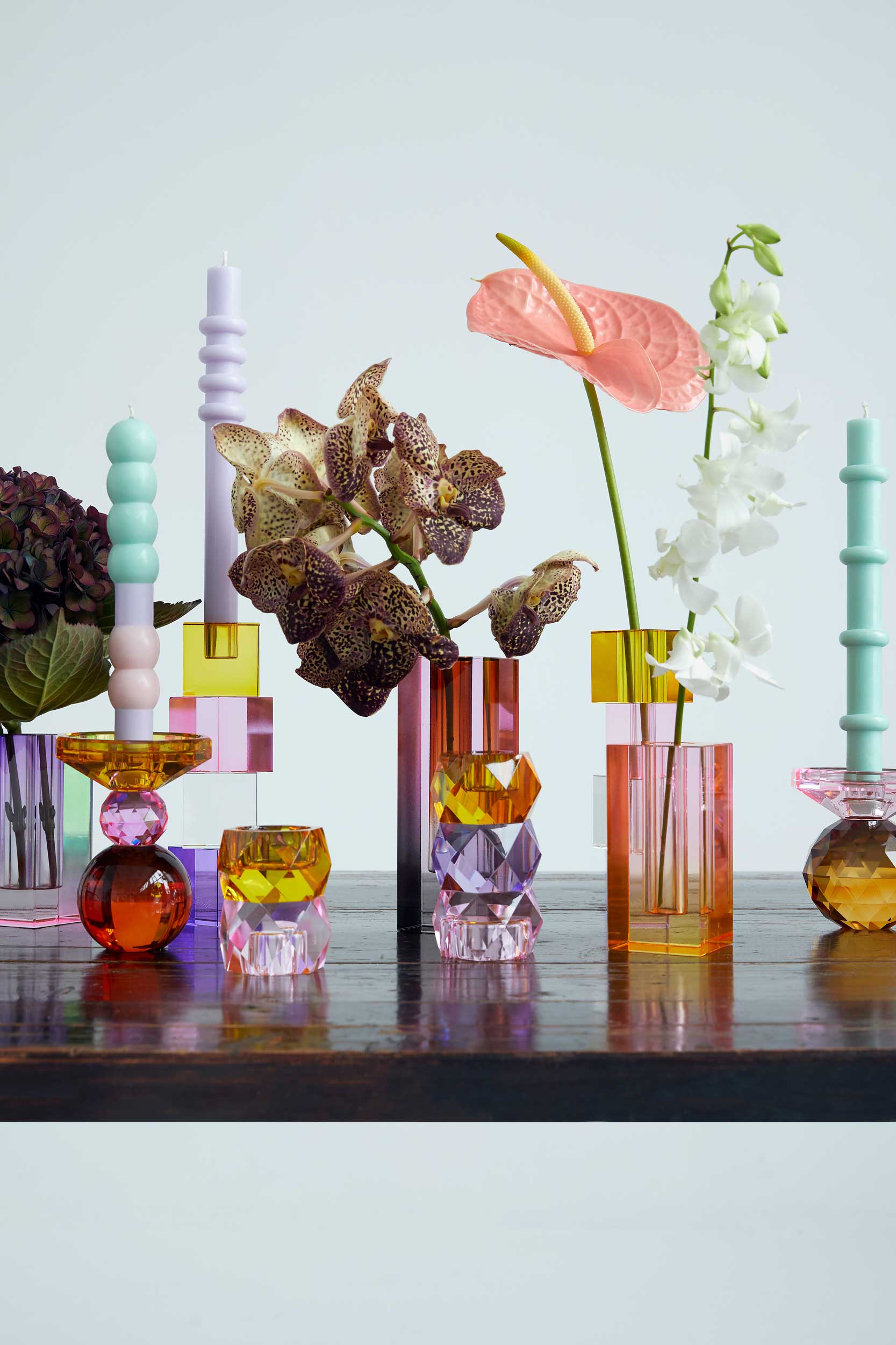 Pastel Party Ball Candle (Set of 2)