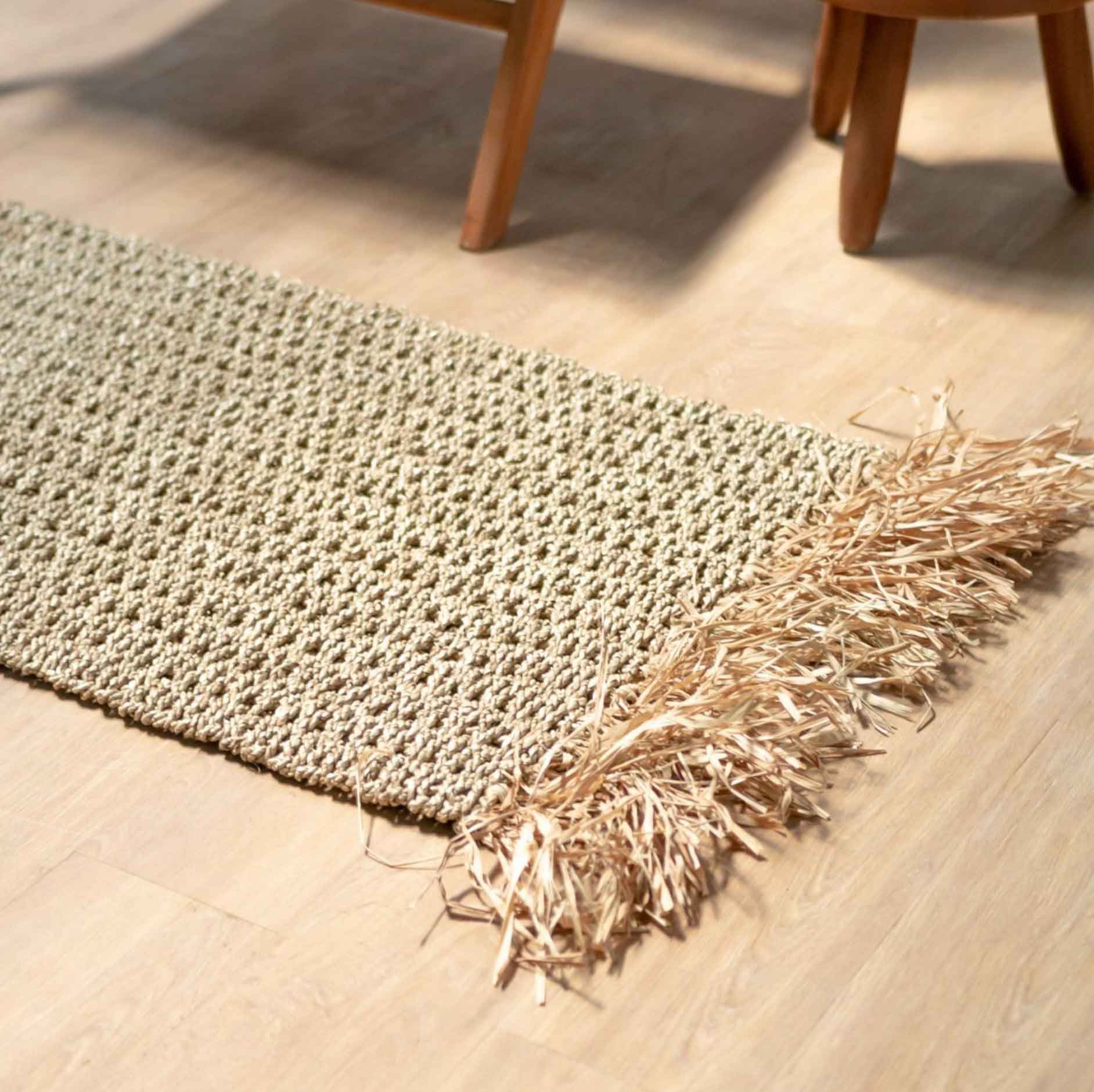 Austas Boho kilimas iš jūros žolių BARA