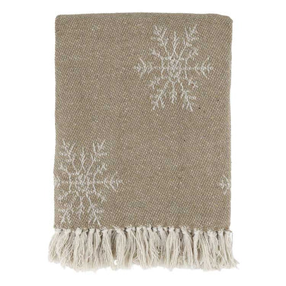 Aix Throw of surplus yarn w. ice crystals