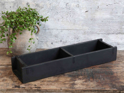 Old Unique Double Brick Mould - Antique Black