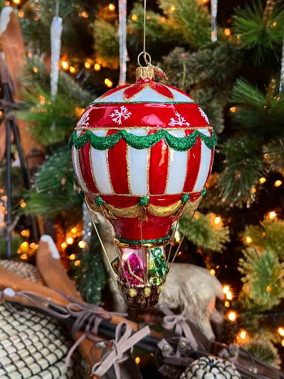 Balloons with Presents Ornament