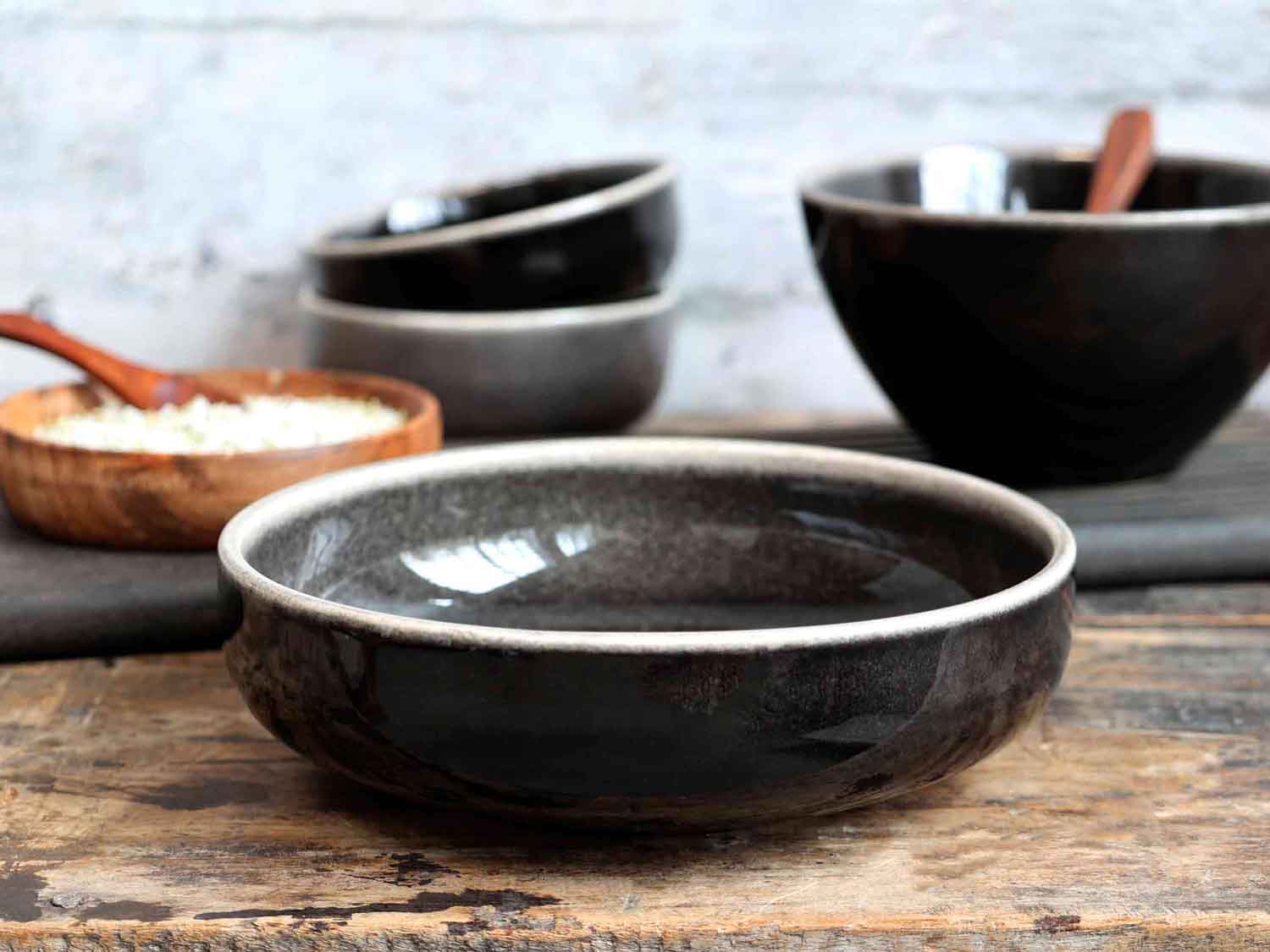 stoneware soup bowl