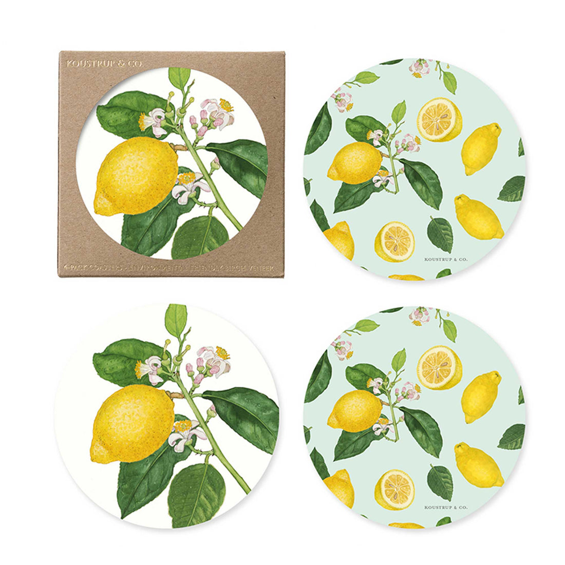 Coasters - Lemon (Pack of 4)