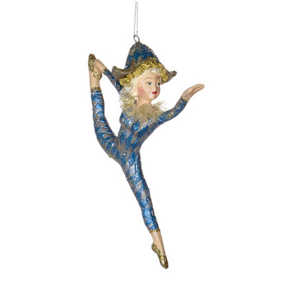 Comm Jester Leaping Girl Ornament