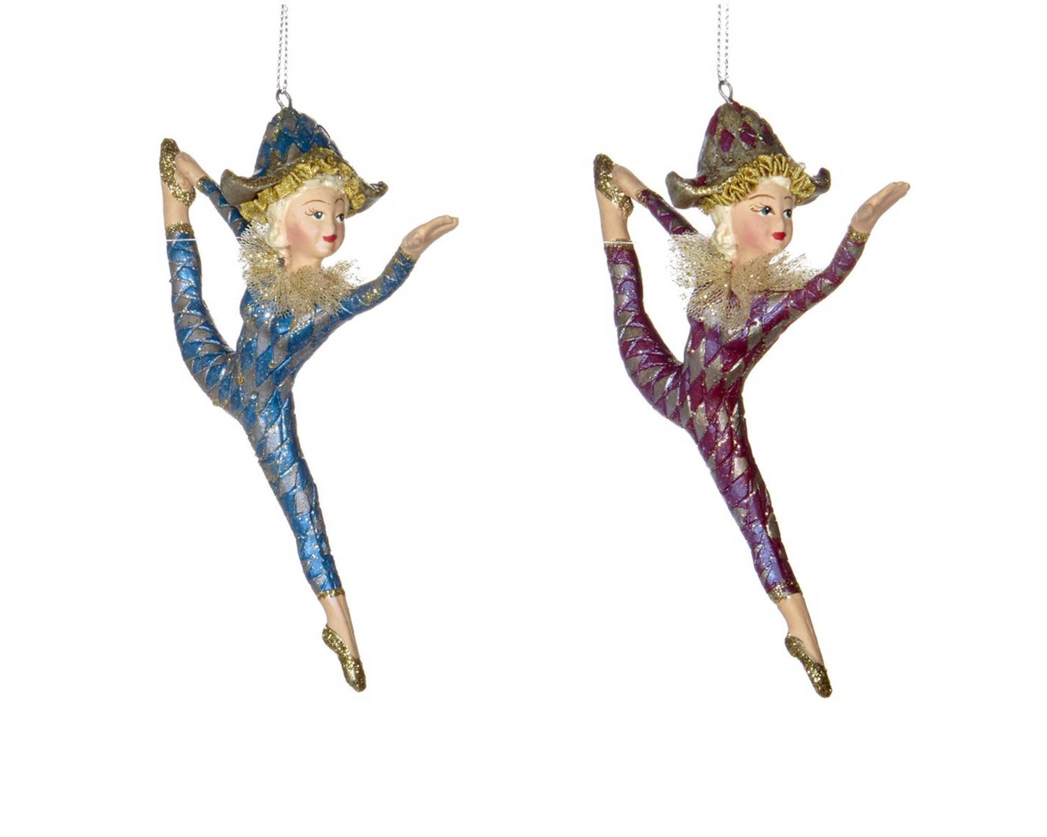 Comm Jester Leaping Girl Ornament