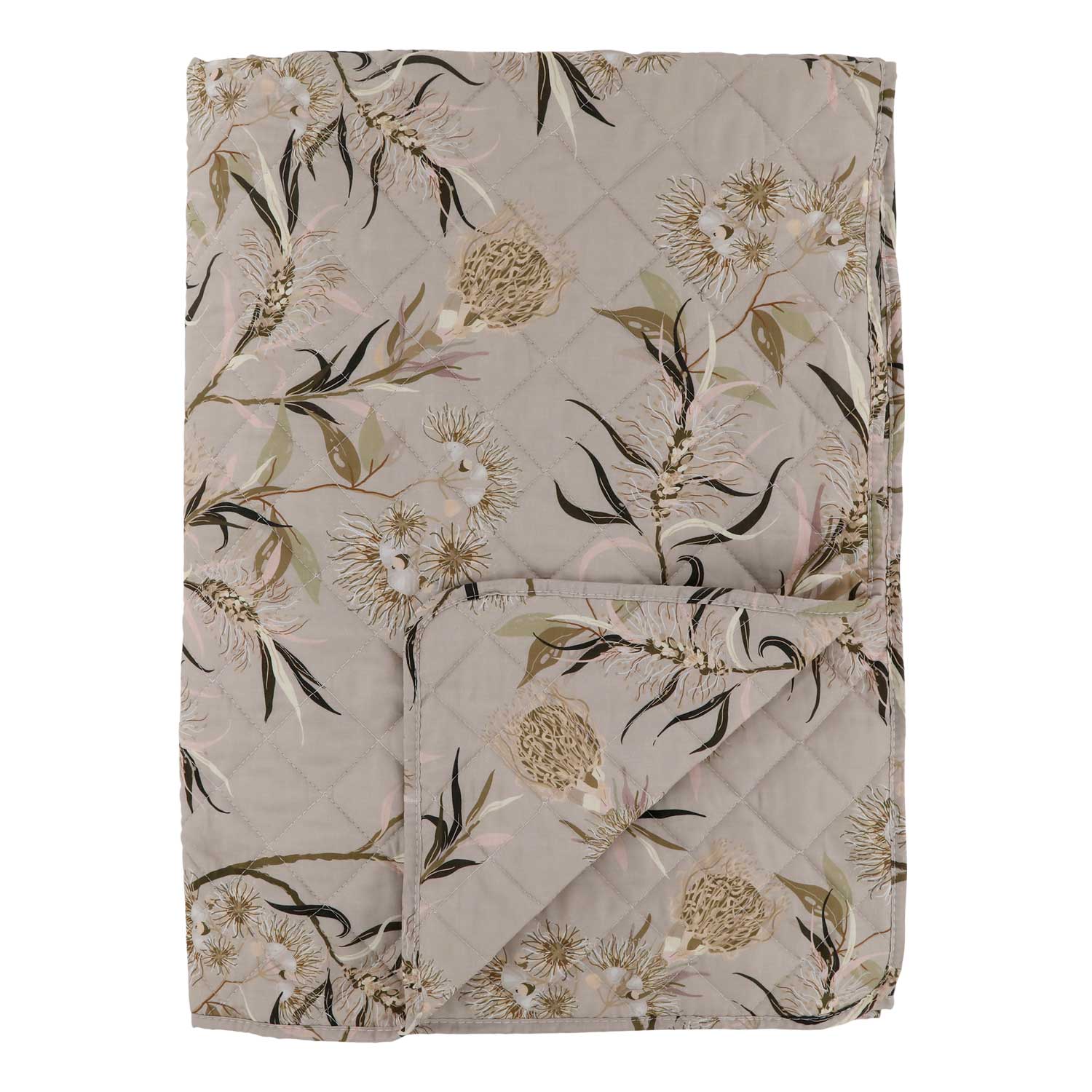 Flower Pattern Blanket Antique