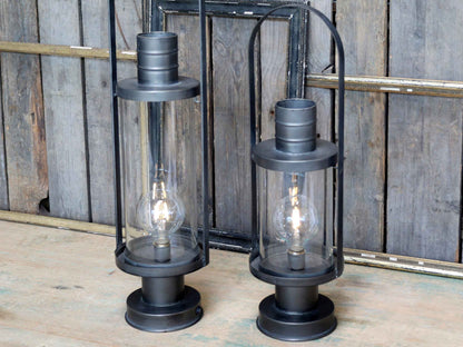 French Stable Lantern incl bulb &amp; timer