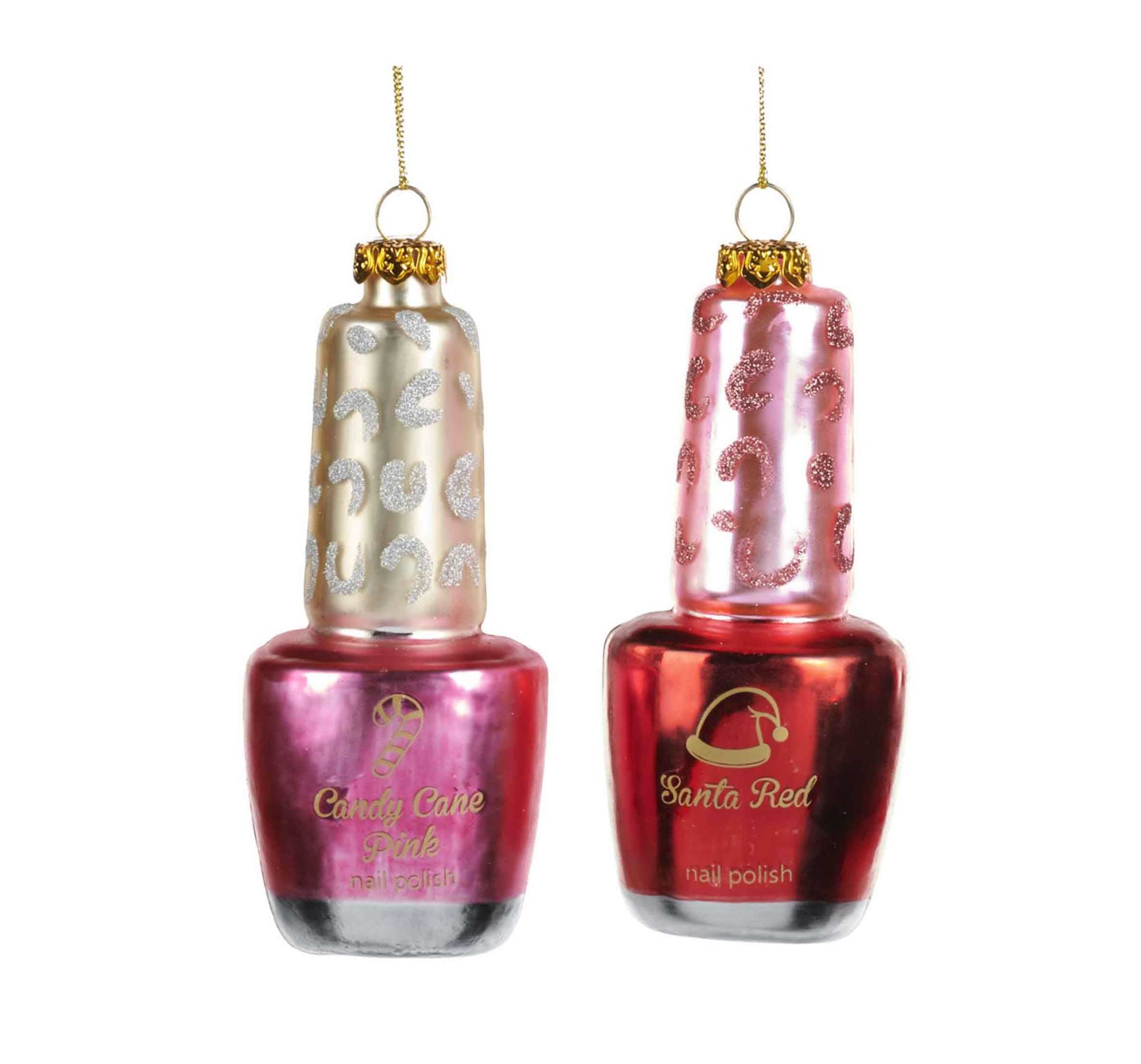 Glass Christmas Nail Polish