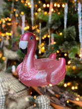 Glass Flamingo Float Ornament