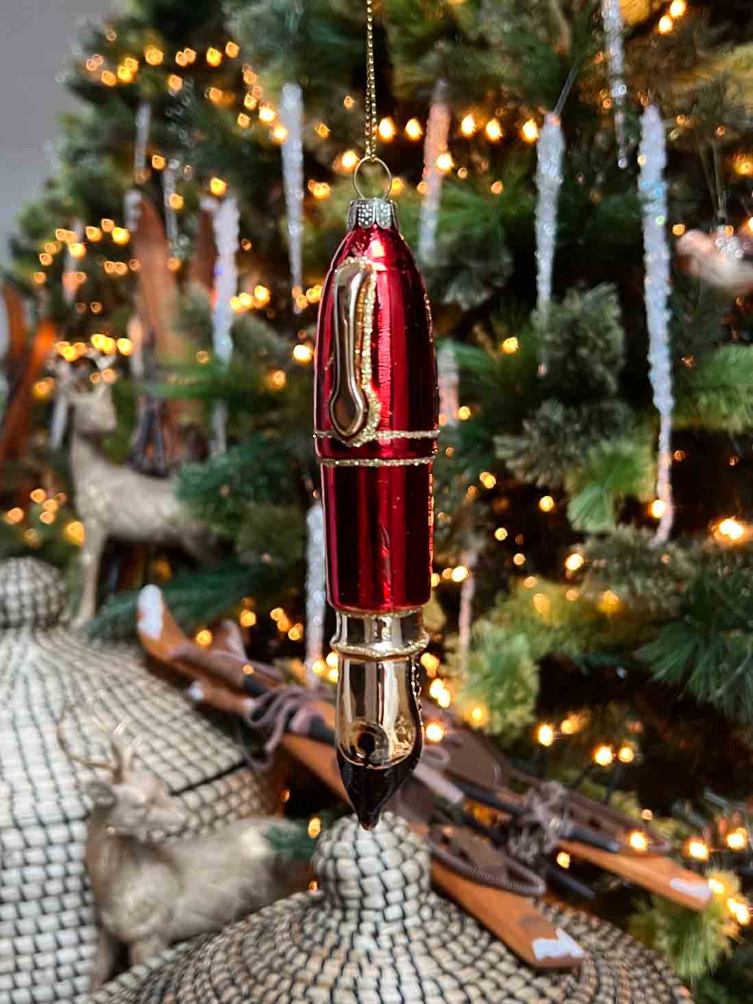 Glass Pen Ornament