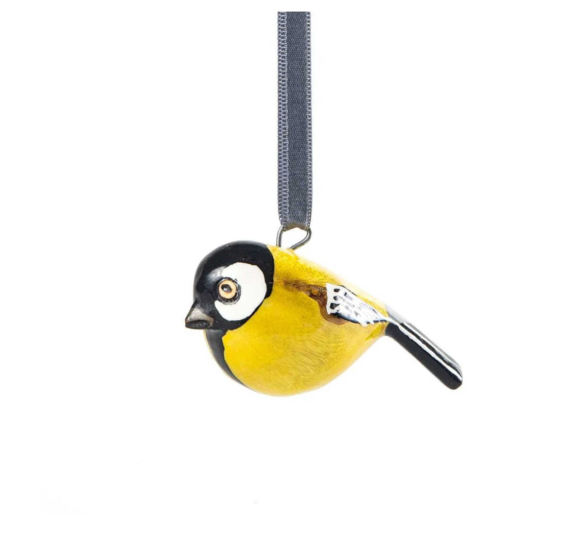 Great Tit Wooden Ornament