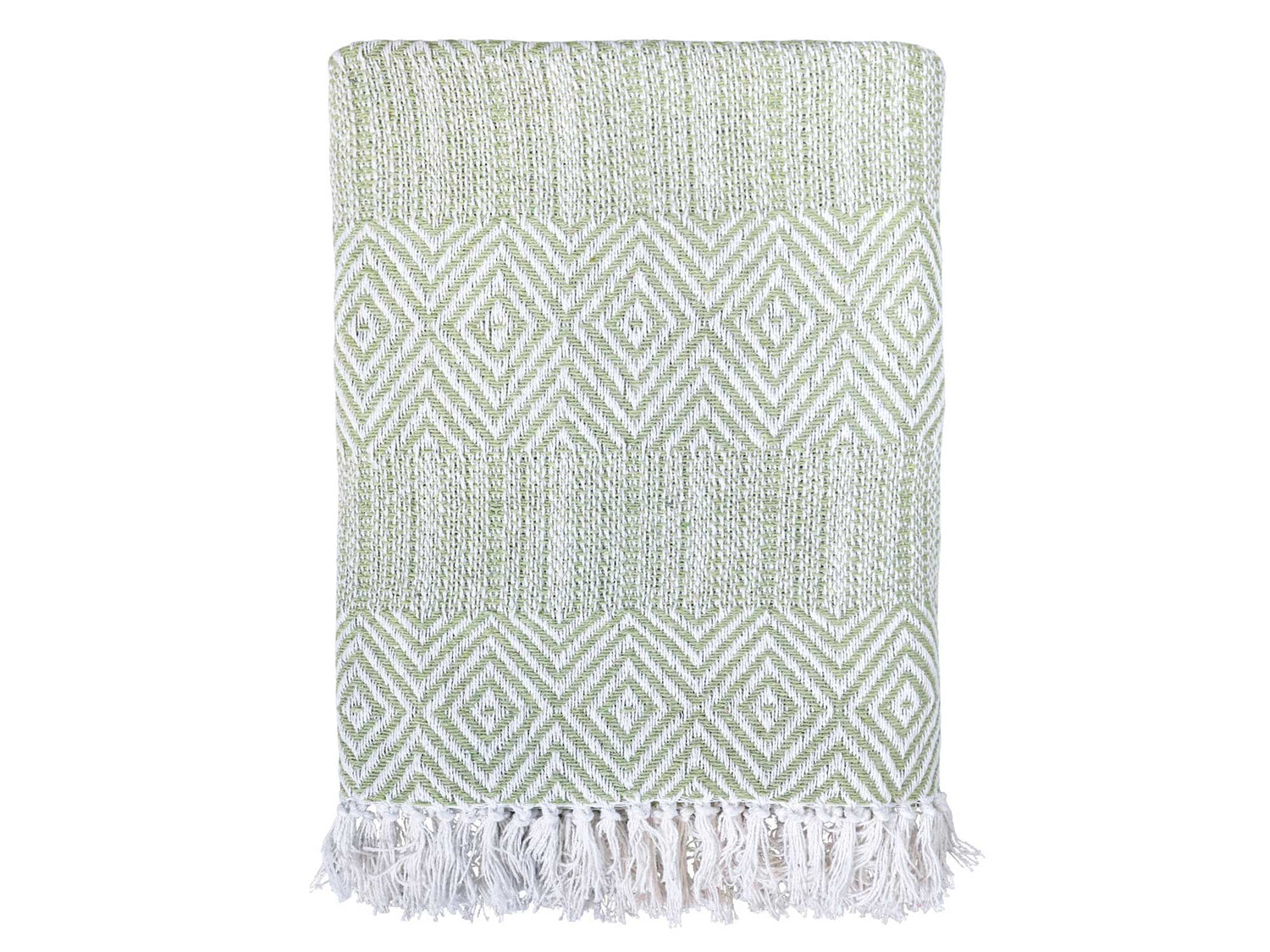 Surplus Yarn Throw | Green