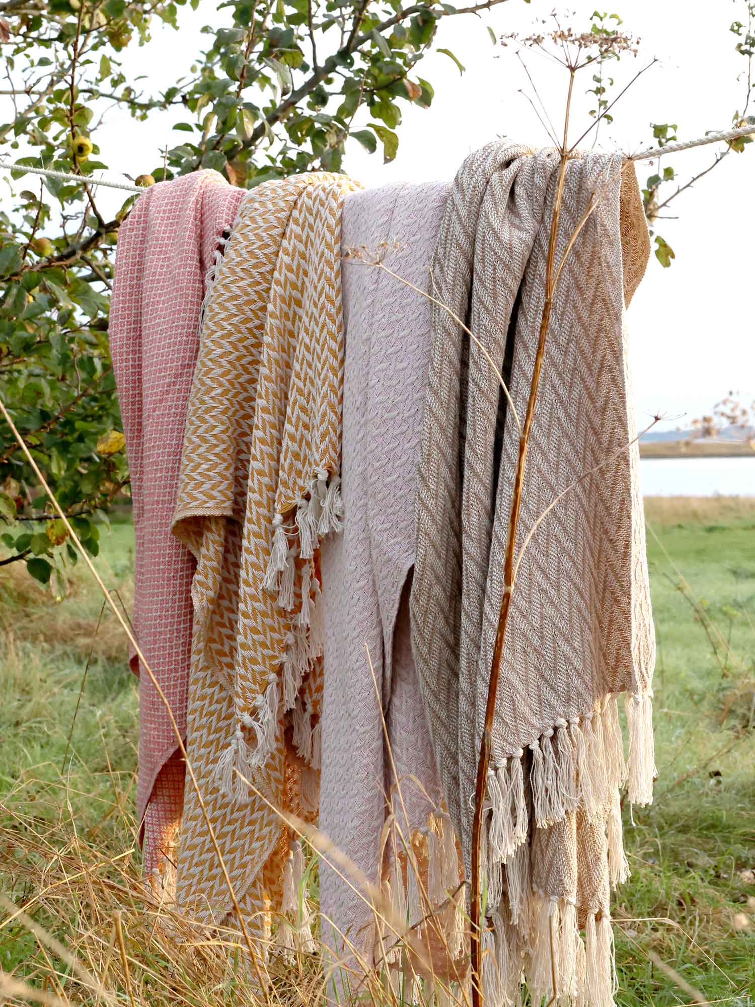 Surplus Yarn Throw | Honey