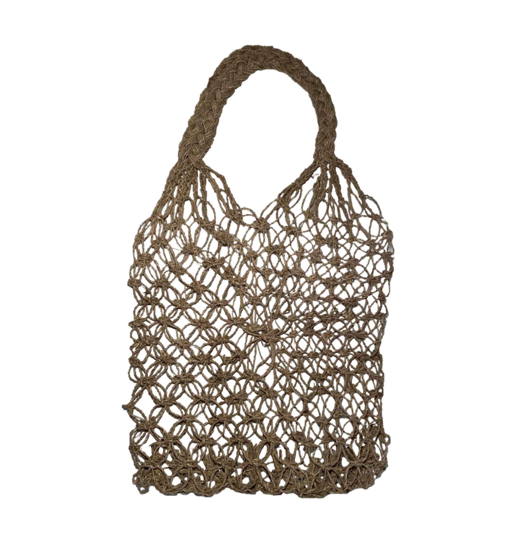 JEMARI Raffia String Bag | Light Tote Bag | Handwoven Shopping Bag