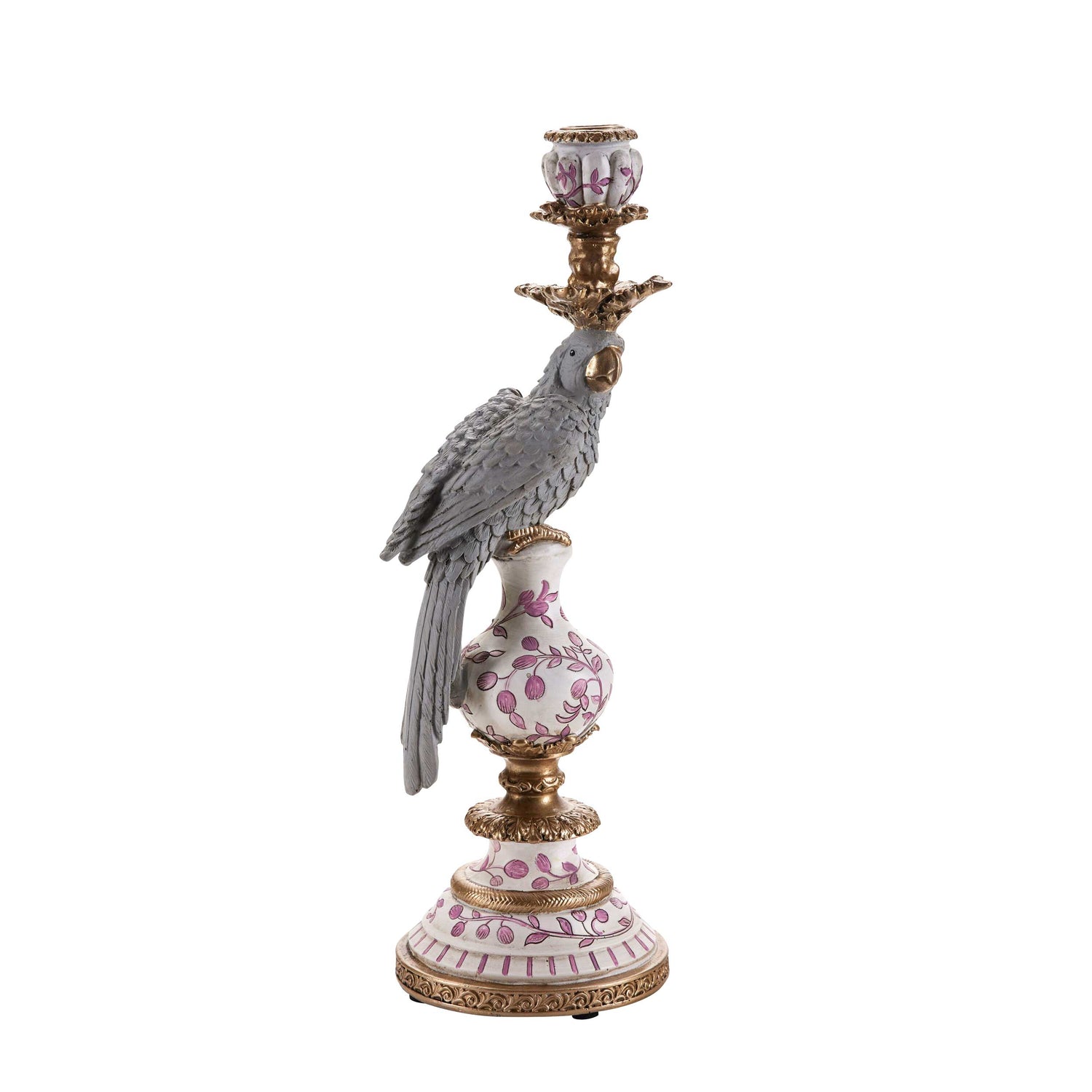 Large Parrot Candle Holder