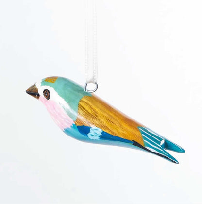 Lilac-Breasted Roller Wooden Ornament