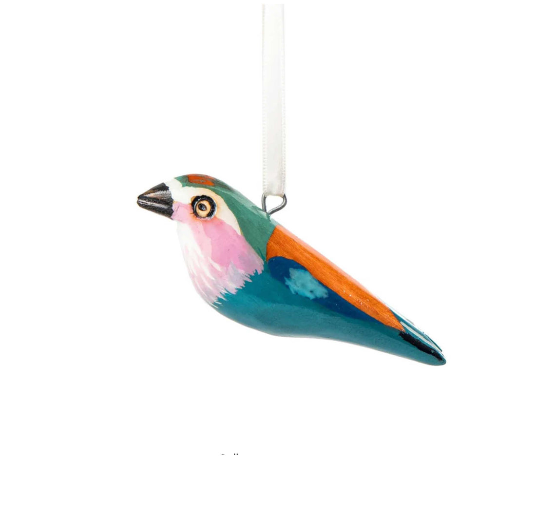 Lilac-Breasted Roller Wooden Ornament