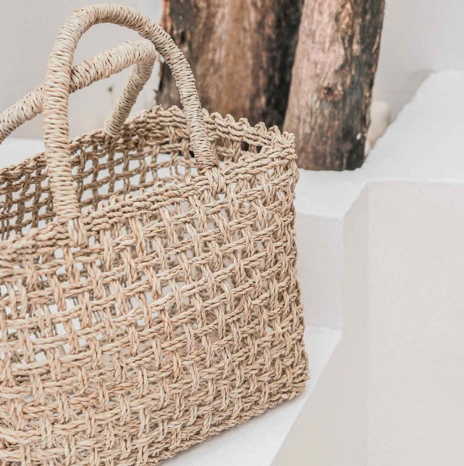 MOYO Beach Bag made from Woven Seagrass | Shopping Bag