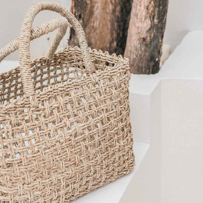 MOYO Beach Bag made from Woven Seagrass | Shopping Bag