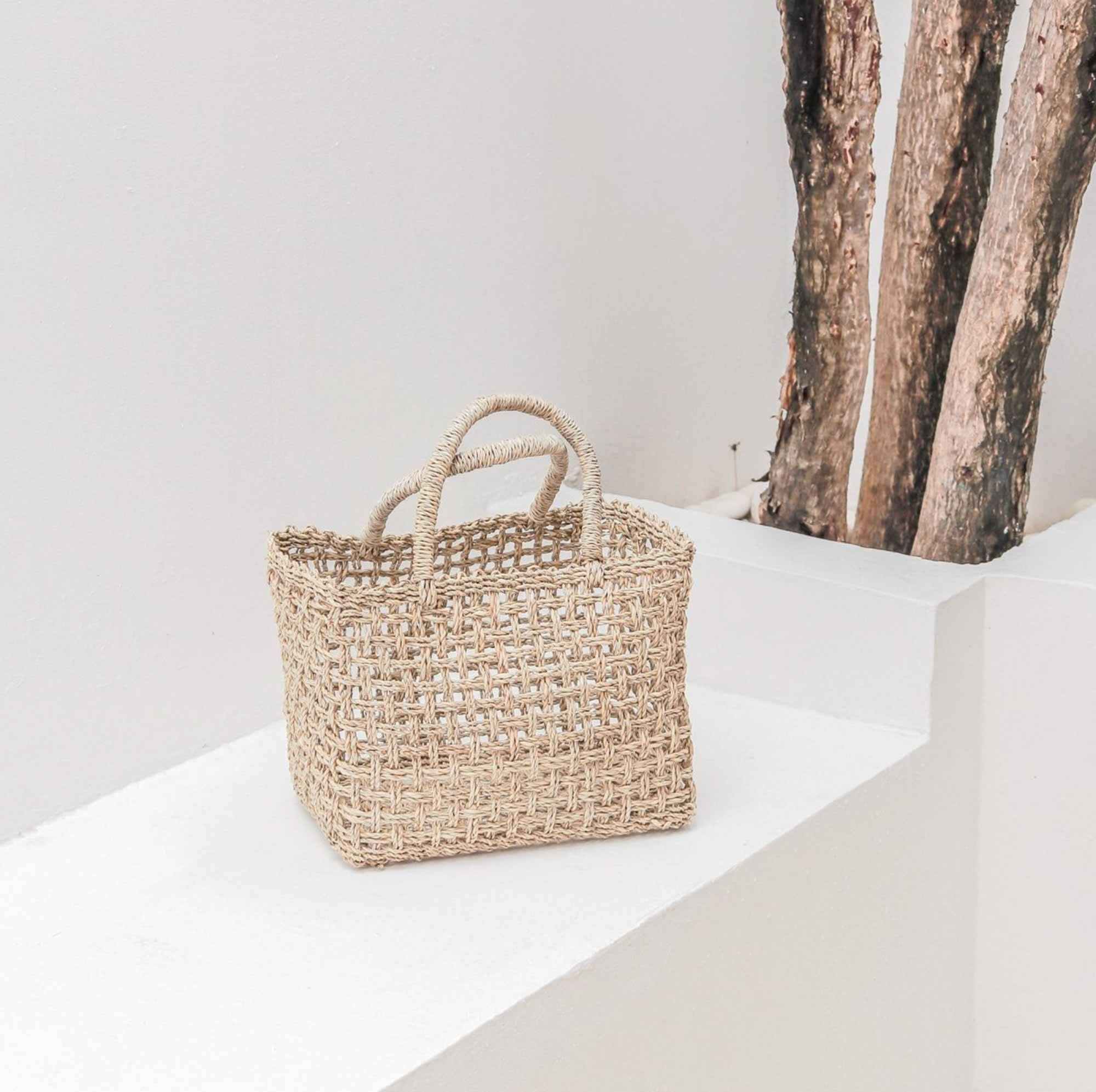 MOYO Beach Bag made from Woven Seagrass | Shopping Bag