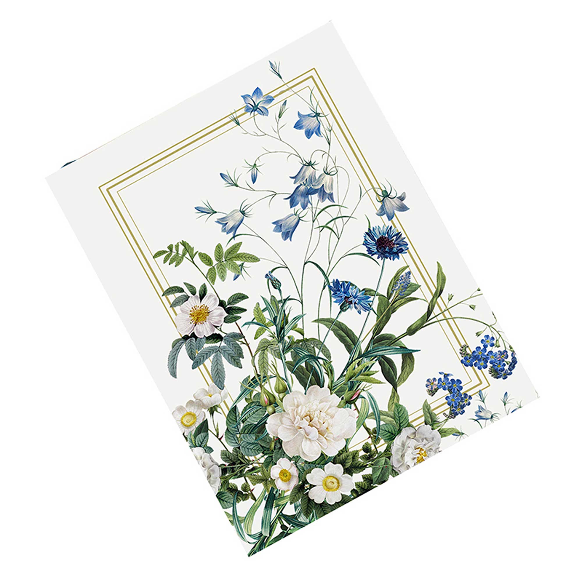 Notebook - Blue Flower Garden