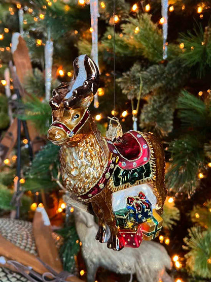 Oh Deer, Christmas is Here Ornament