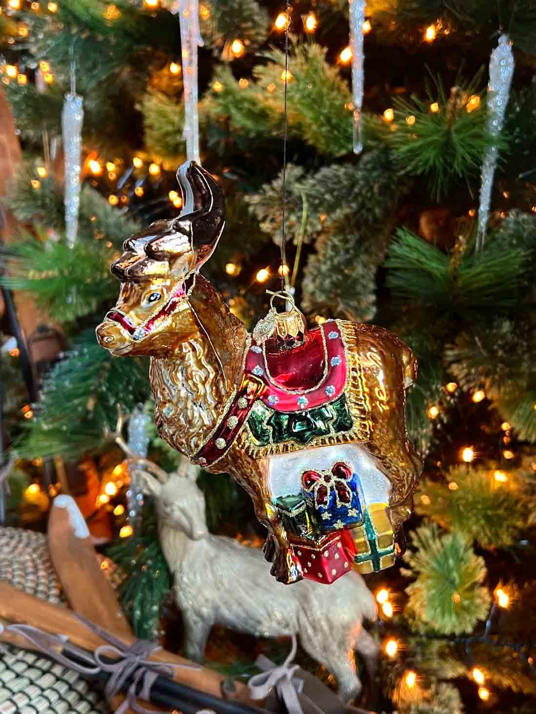 Oh Deer, Christmas is Here Ornament