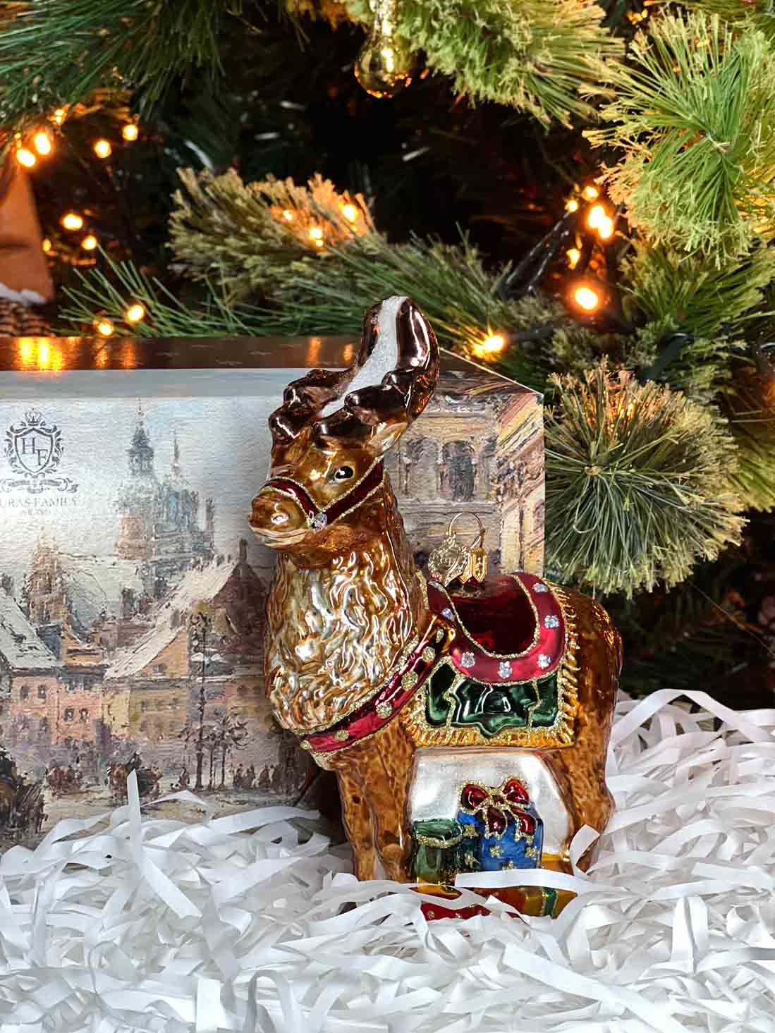 Oh Deer, Christmas is Here Ornament