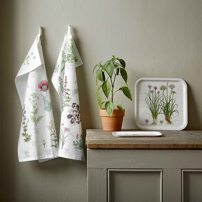 Organic Tea Towel - Herbs