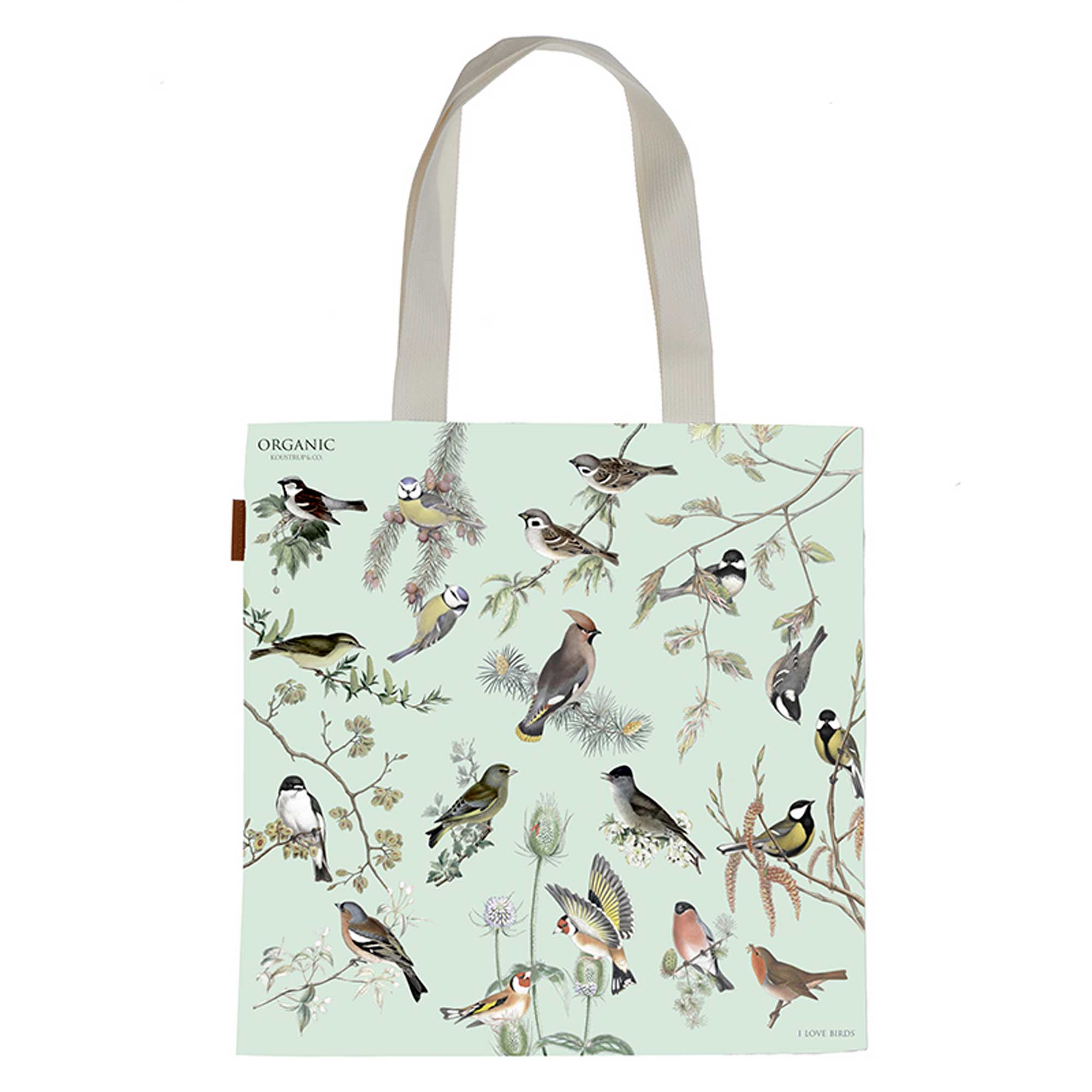 Organic Tote Bag - Garden Birds