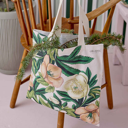 Organic Tote Bag - Helleborus