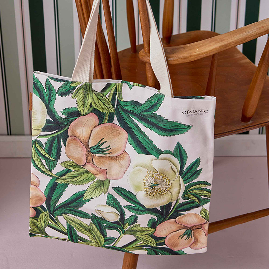 Organic Tote Bag - Helleborus