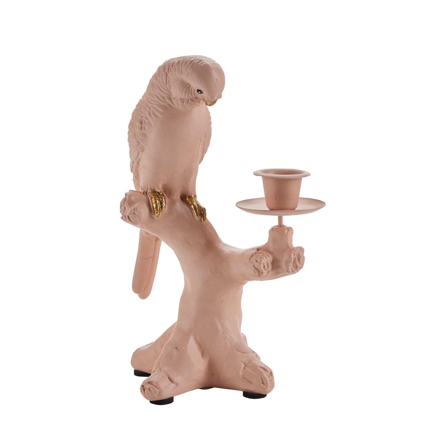 Parrot Candle Holder Rose