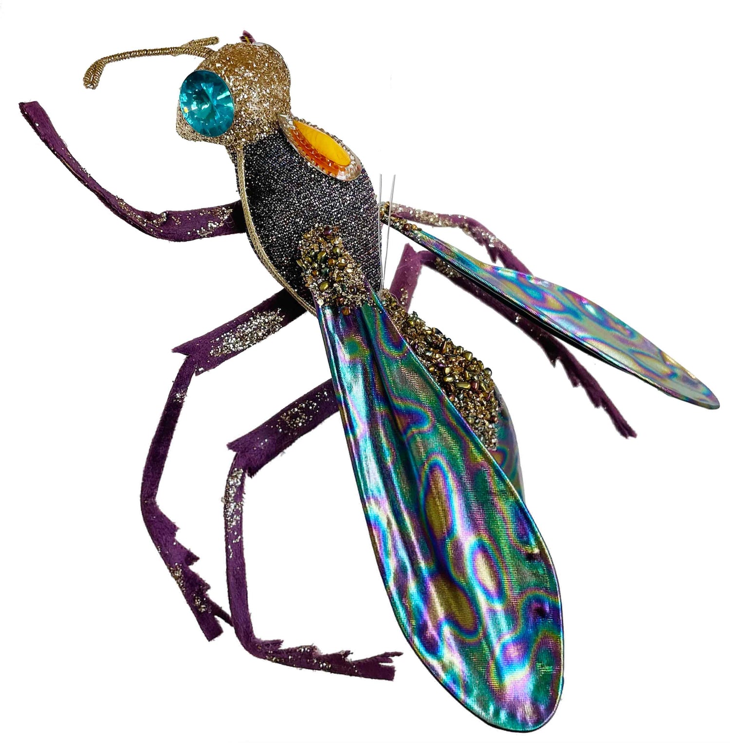 Purple Wasp Ornament