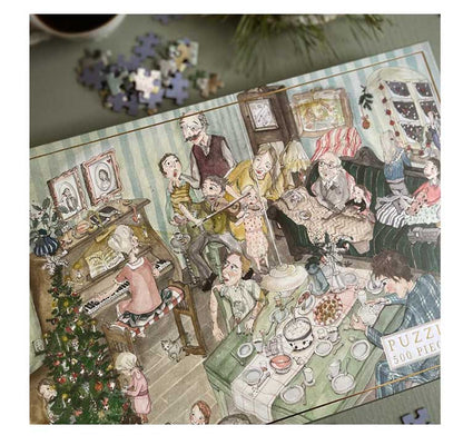 Puzlė - šeimos Kalėdos