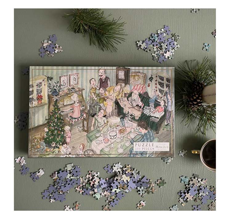 Puzlė - šeimos Kalėdos