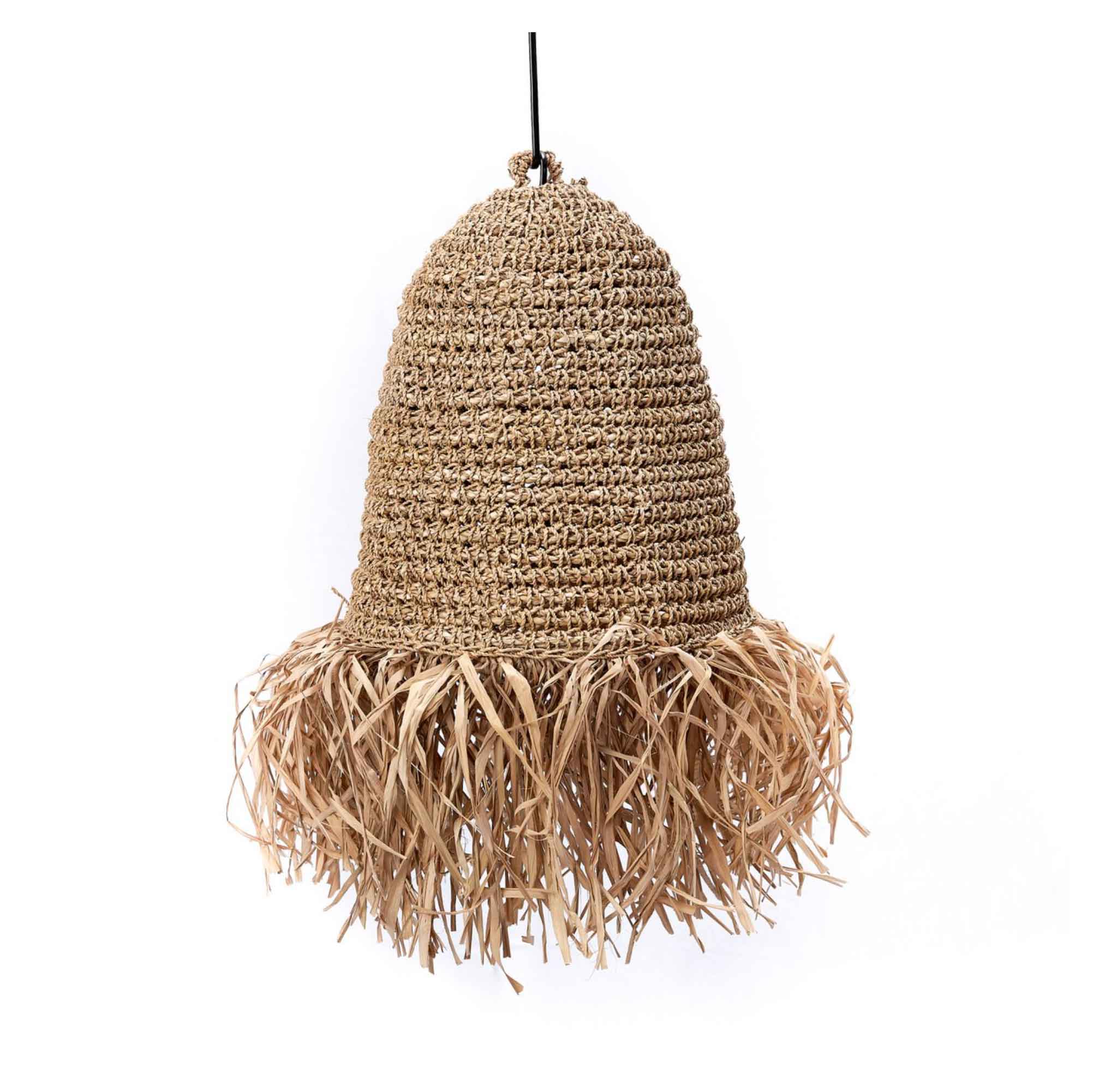 Raffia Lamp KALIMA | Woven Lampshade | Pendant Ceiling Lamp