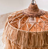 raffia lampshade kawi