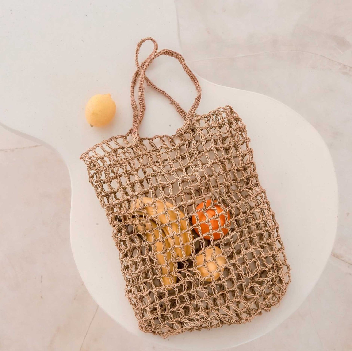 Raffia String Bag | Handwoven Reusable Grocery Bag CANANG