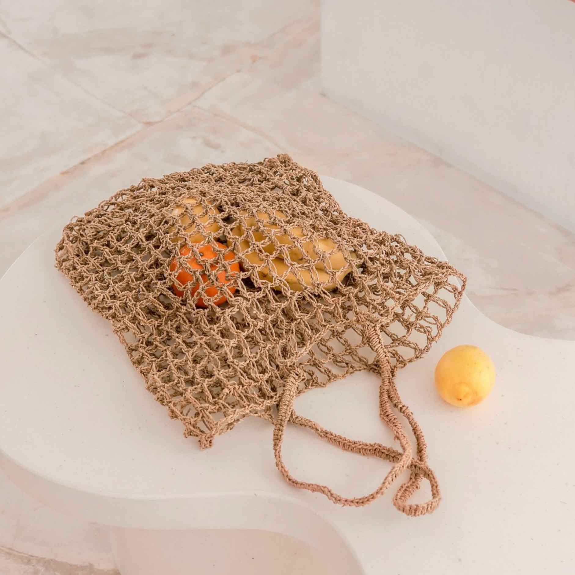 Raffia String Bag | Handwoven Reusable Grocery Bag CANANG