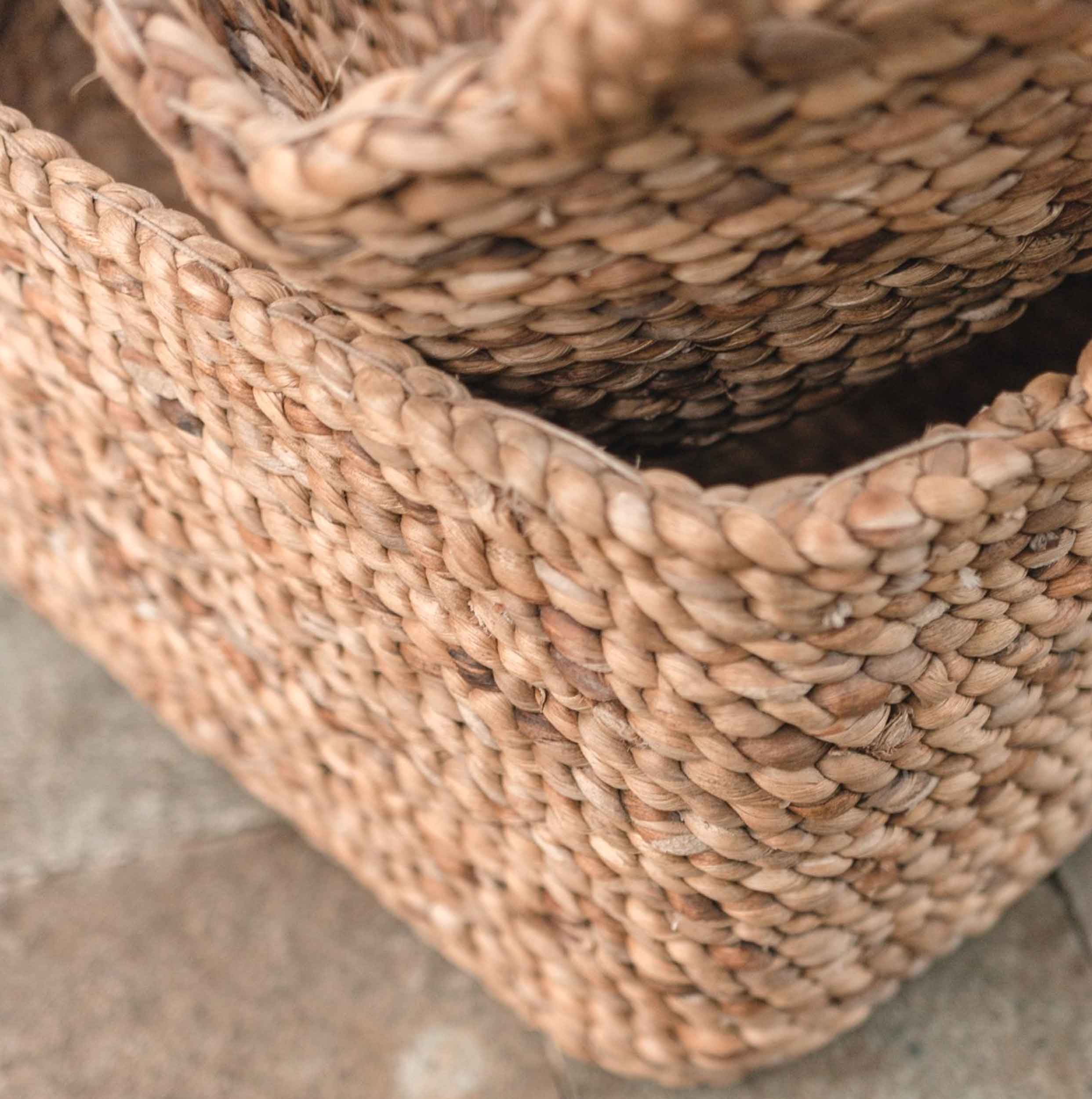 TANIMBAR Water Hyacinth Storage Basket