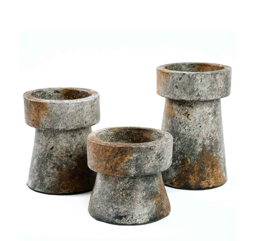 The Gypsy Candle Holder - Antique Grey